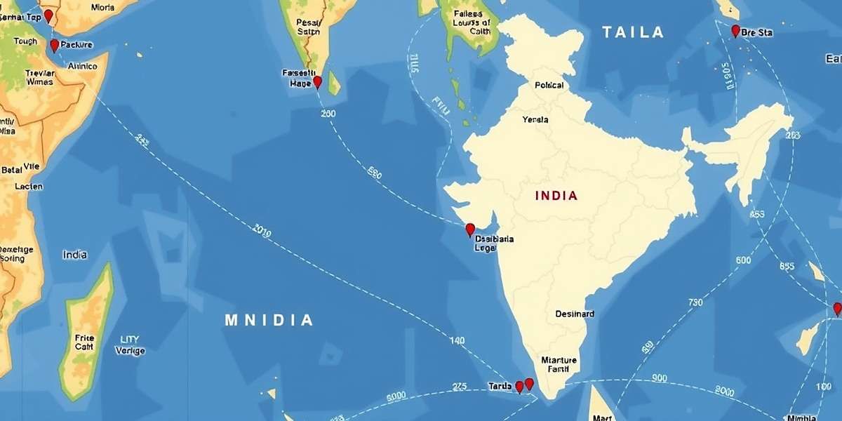 Beachside Blitz Coastal Map Beachside Blitz map showing various Indian coastal locations connected by sea routes